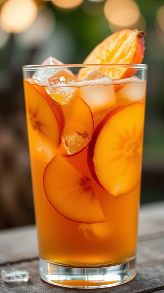 tropical spiced rum punch