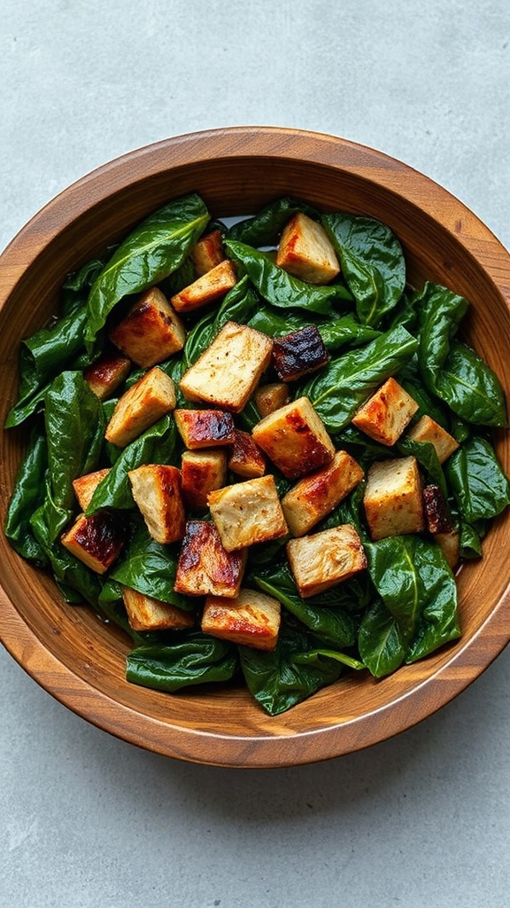 turkey infused collard greens