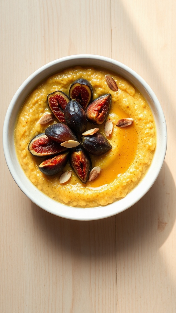 turmeric spiced fig oatmeal