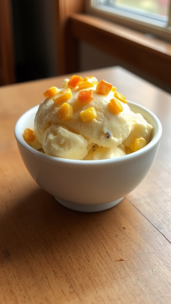 vanilla corn ice cream