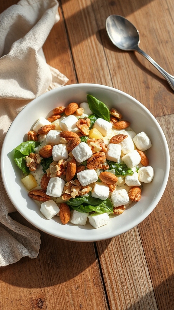 varied nuts enhance puddings