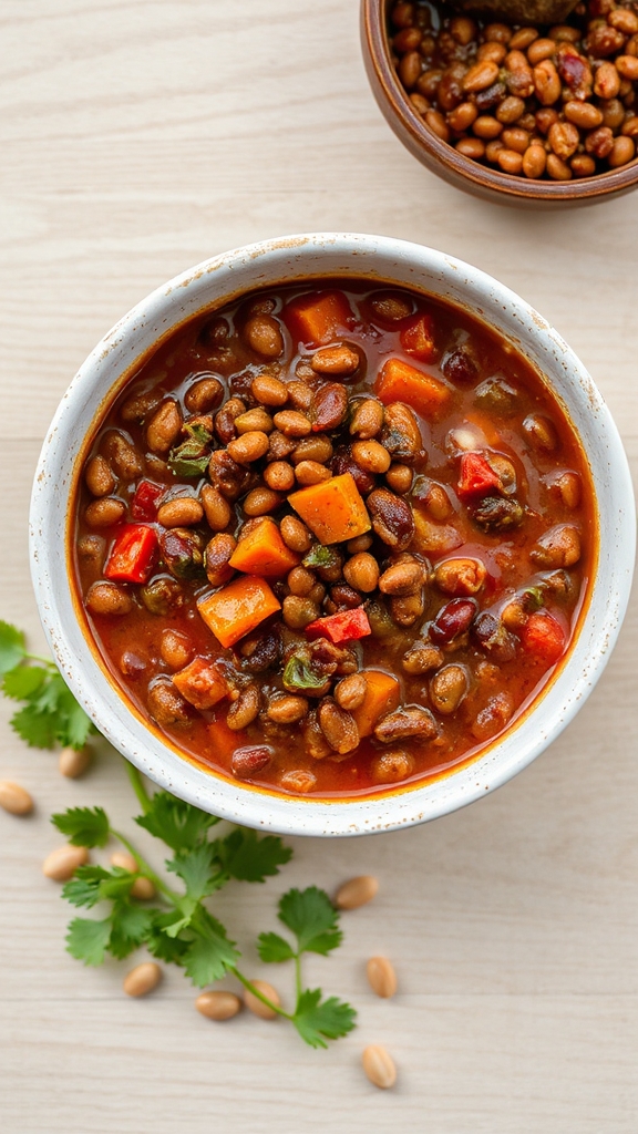 vegan cincinnati lentil chili