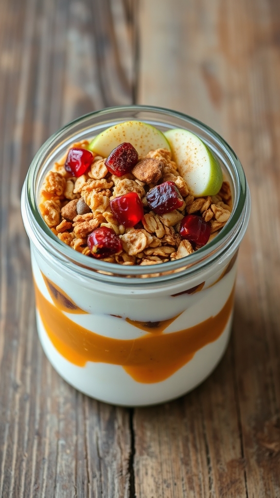 vegan pumpkin spice parfait