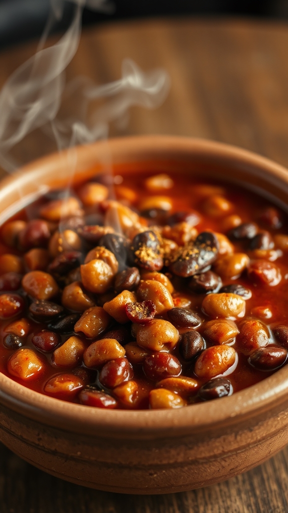 vegan spiced lentil simmer
