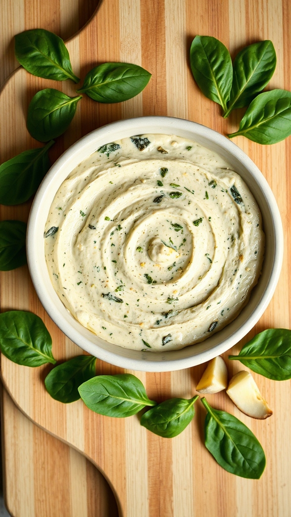 vegan spinach artichoke dip