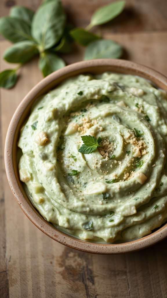 vegan spinach artichoke dip