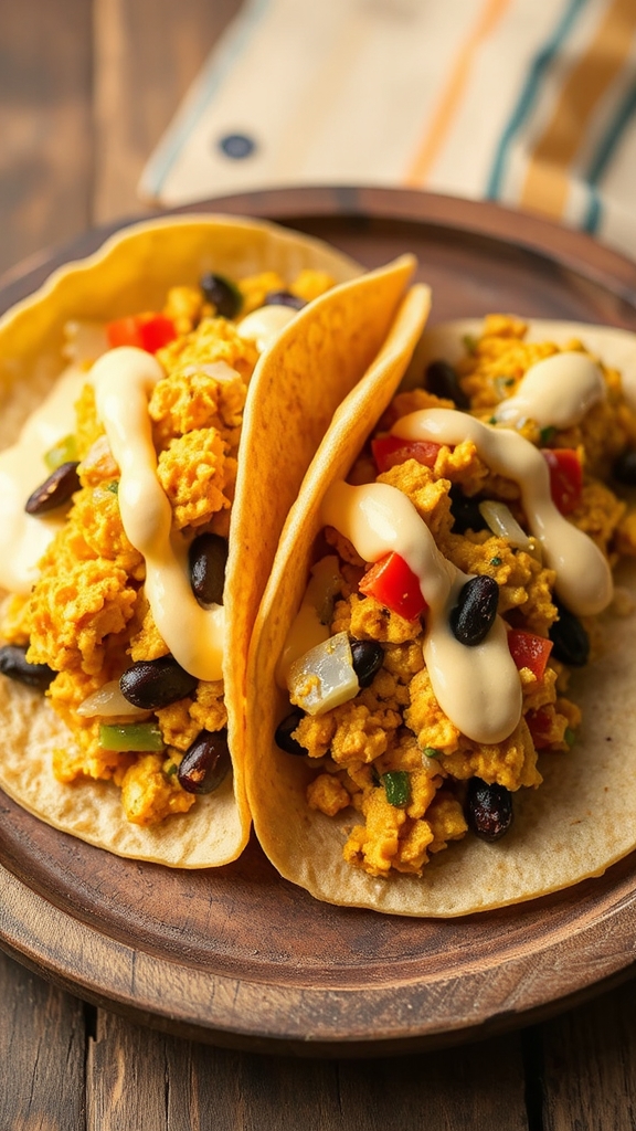 vegan tofu tex mex fusion