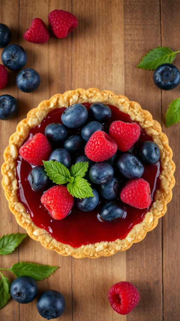 vermont berry curd tart