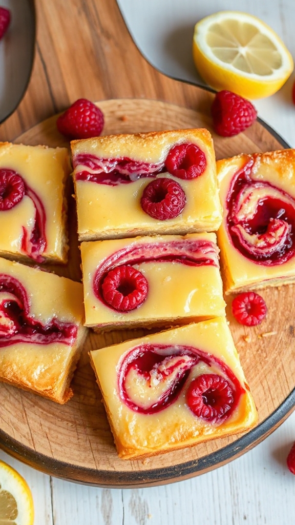 vermont lemon raspberry bars