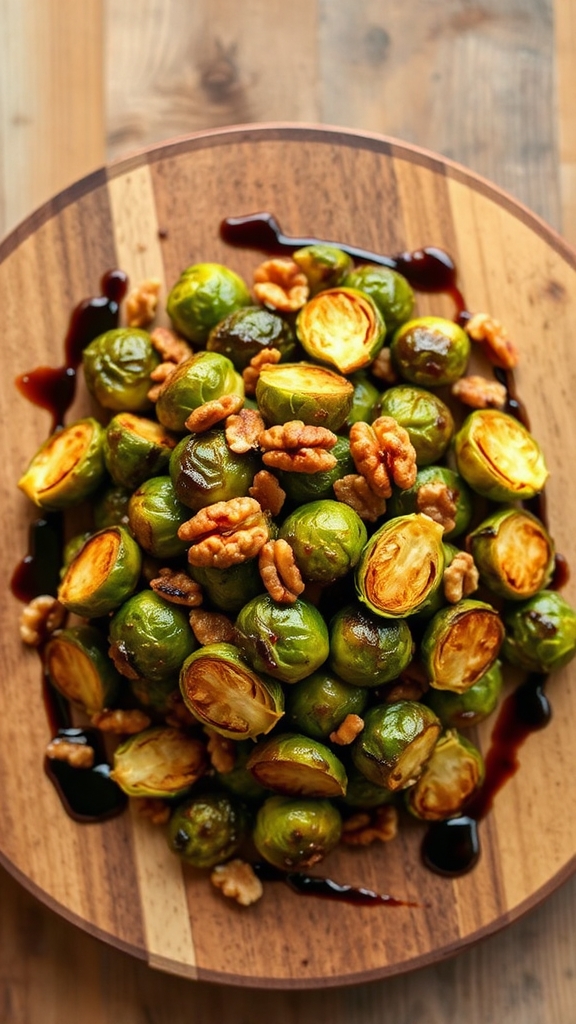 vermont maple glazed sprouts