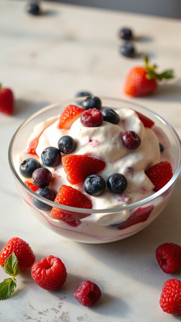 vibrant berry fusion blends