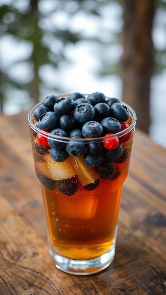 vibrant berry iced tea