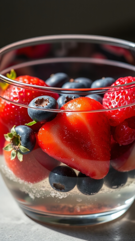 vibrant berry infusion tips