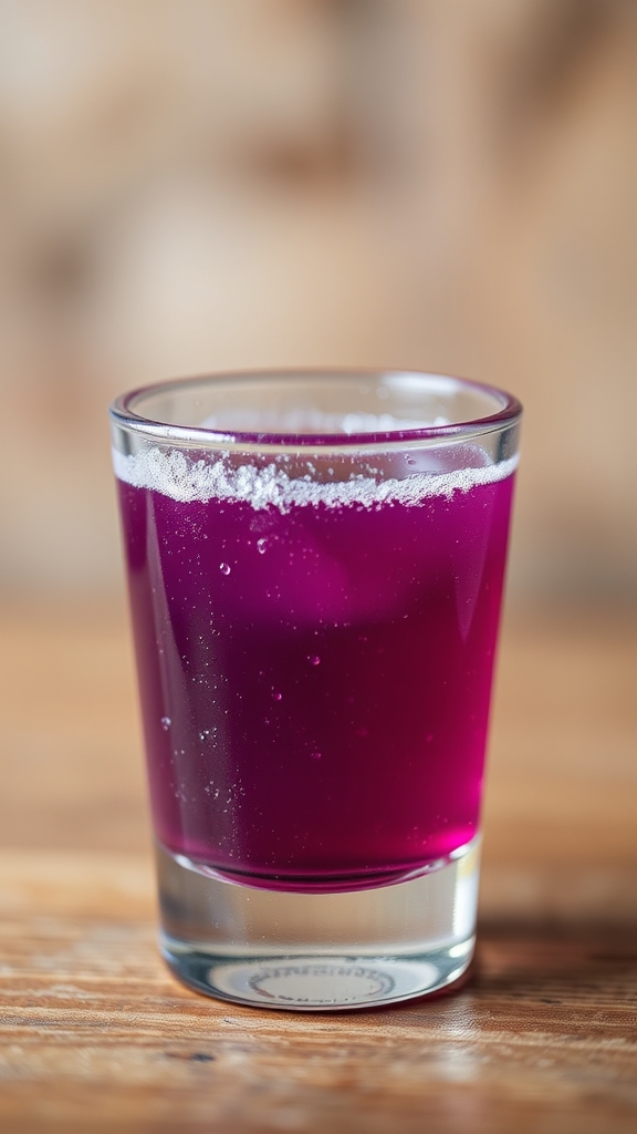 vibrant berry vodka fizz
