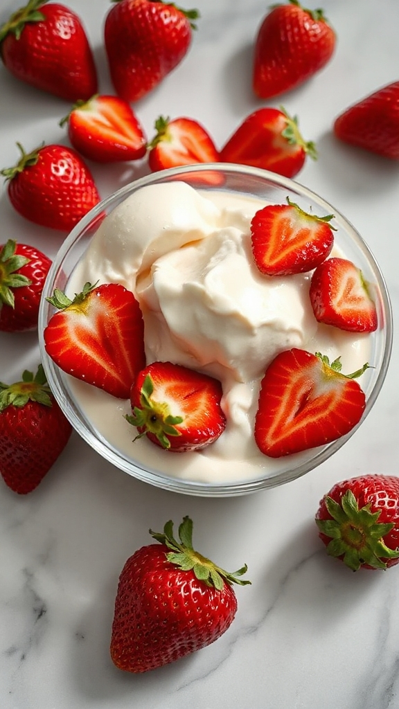 vibrant fruity tangy gelato