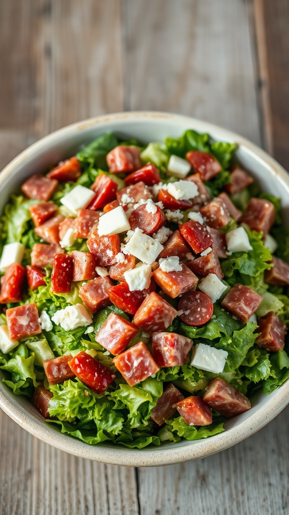 vibrant italian salad ingredients