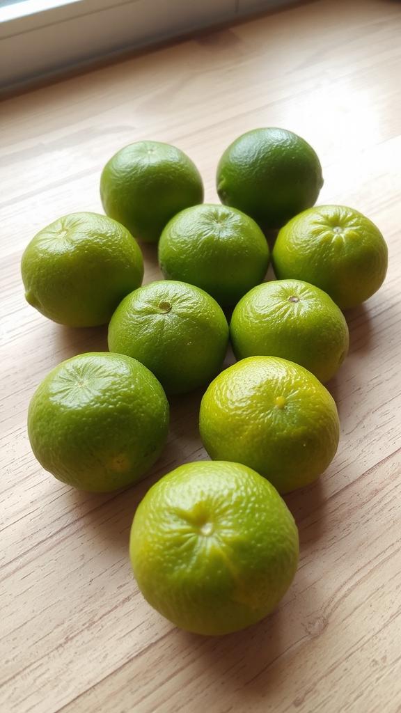 vibrant key lime granita