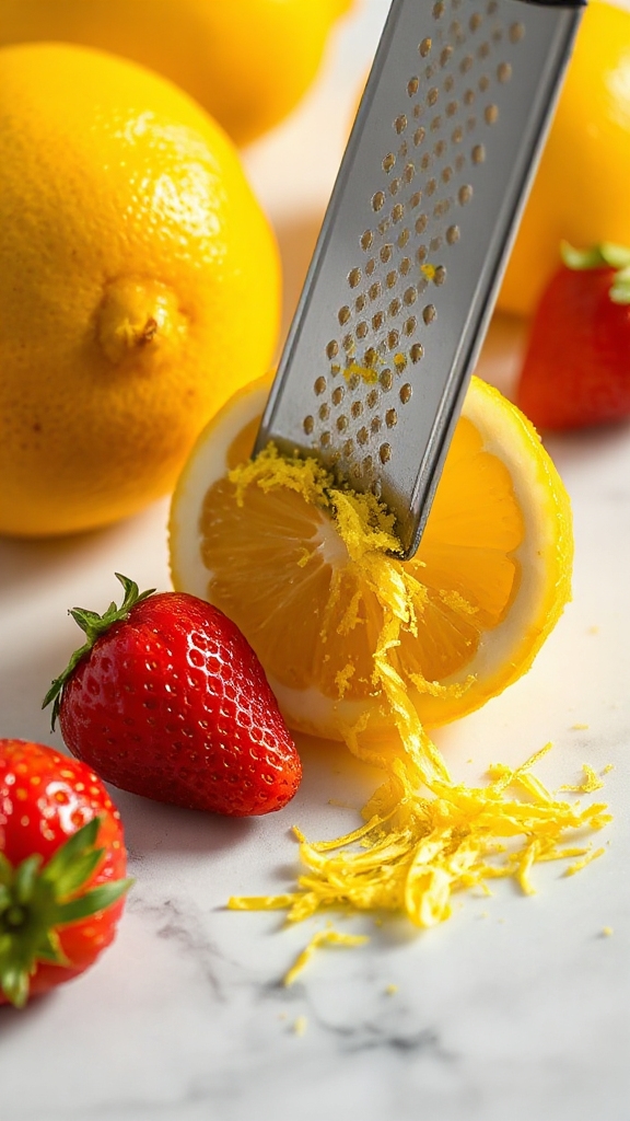 vibrant lemon zest infusion