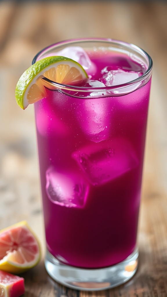 vibrant prickly pear cooler