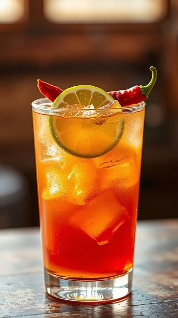 vibrant tequila sunset blend