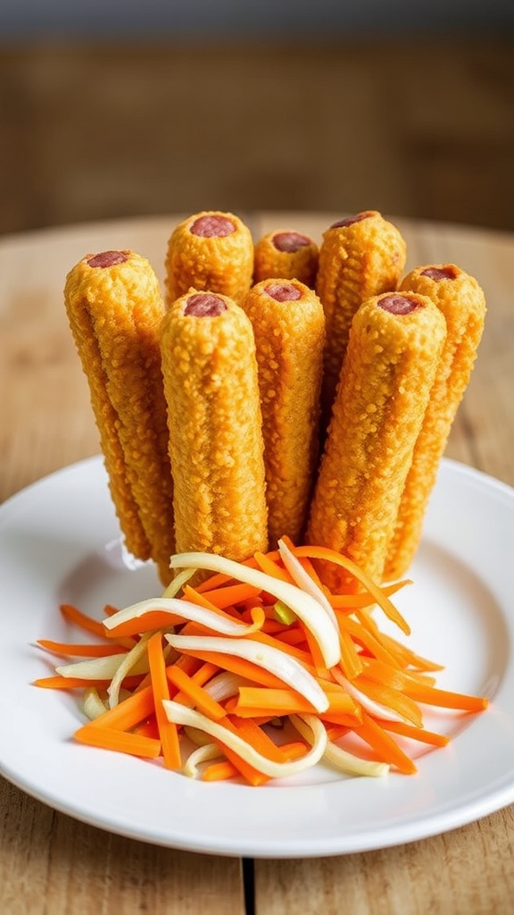 vietnamese fusion corn dogs