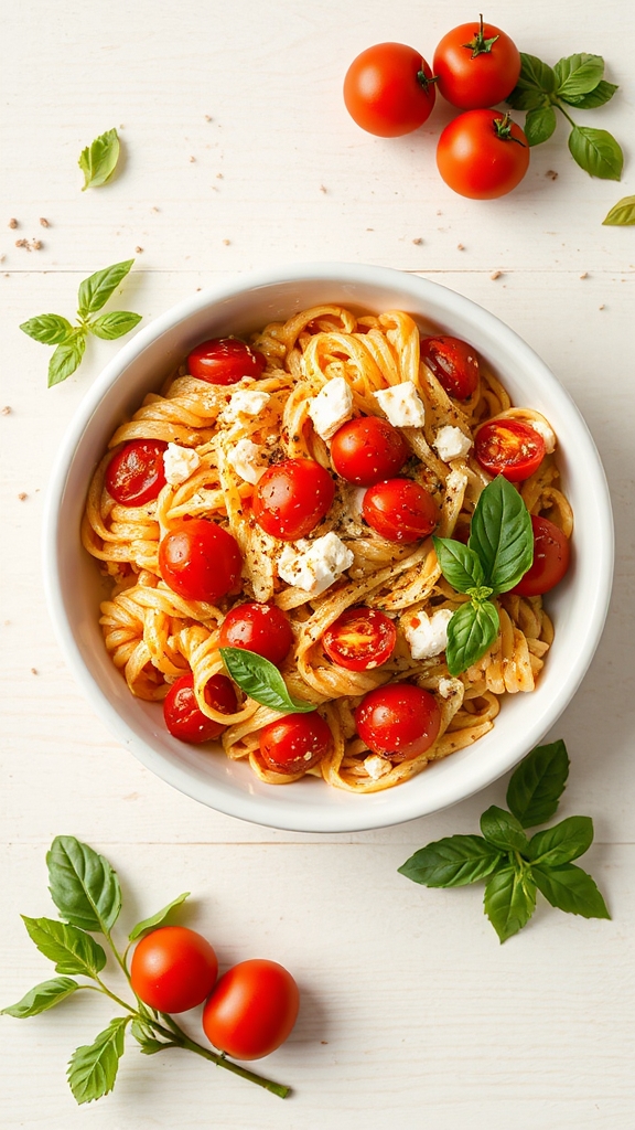 viral family feta pasta