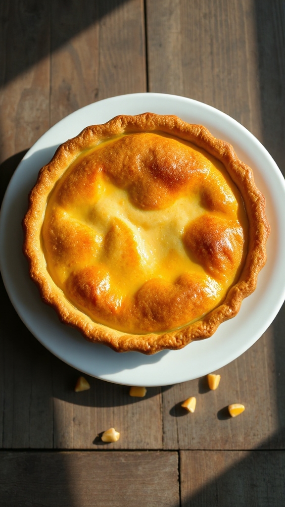 virginia cornmeal custard pie