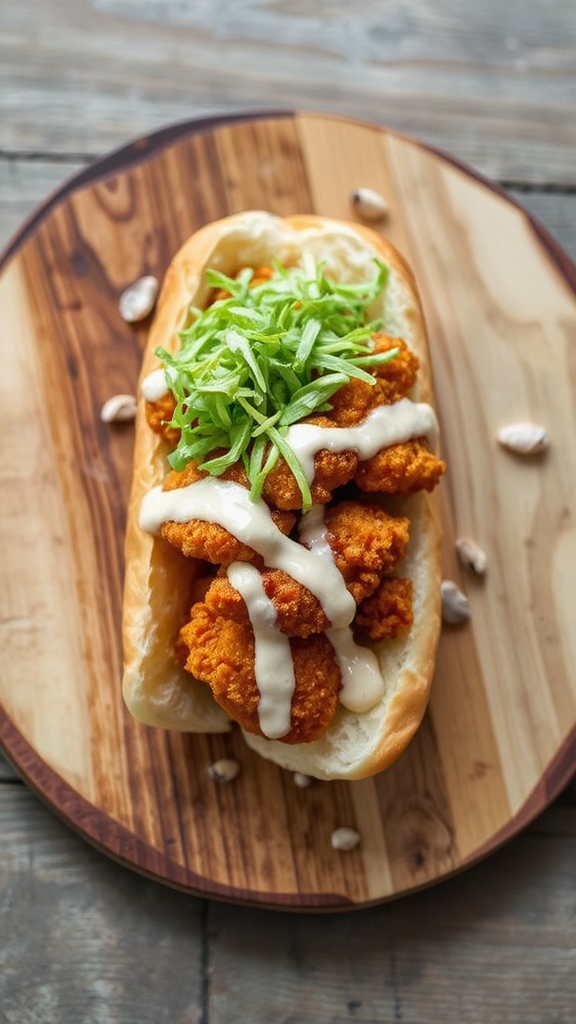 virginia oyster po boy delight