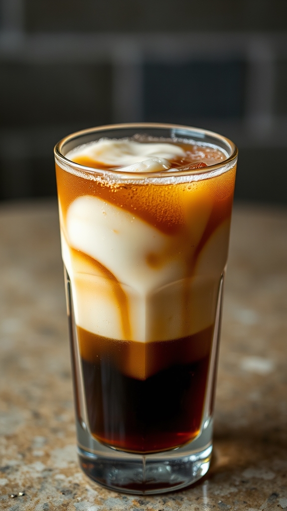 vodka coffee cream fizz