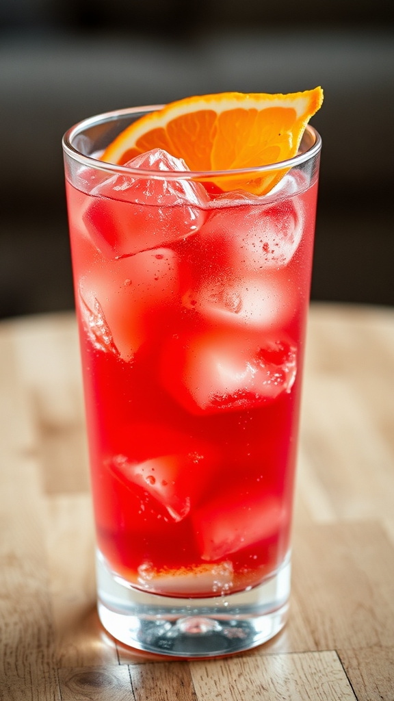 vodka cranberry orange highball