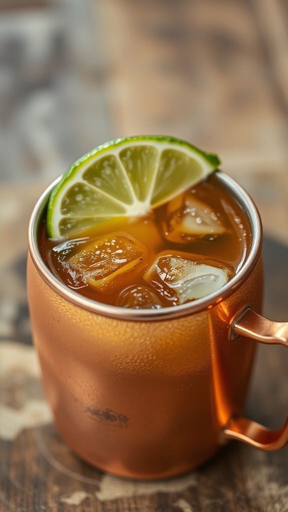 vodka lime ginger beer