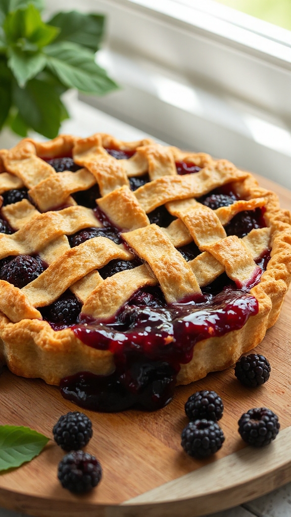 washington blackberry pie summer