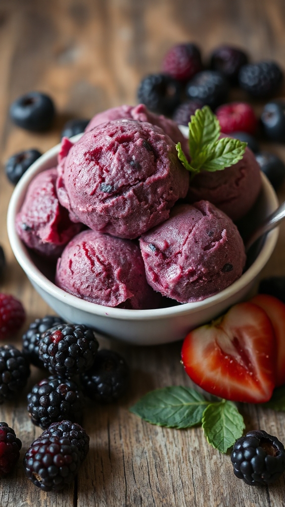 washington blackberry sorbet dairy free