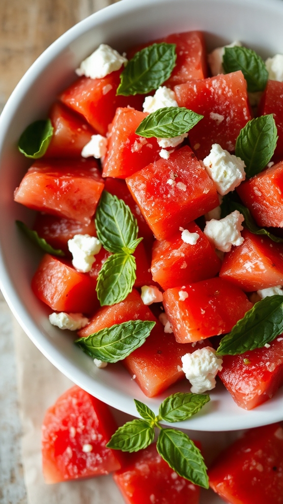 watermelon feta salad essentials