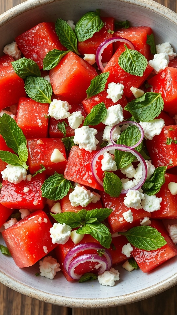 watermelon feta salad recipe