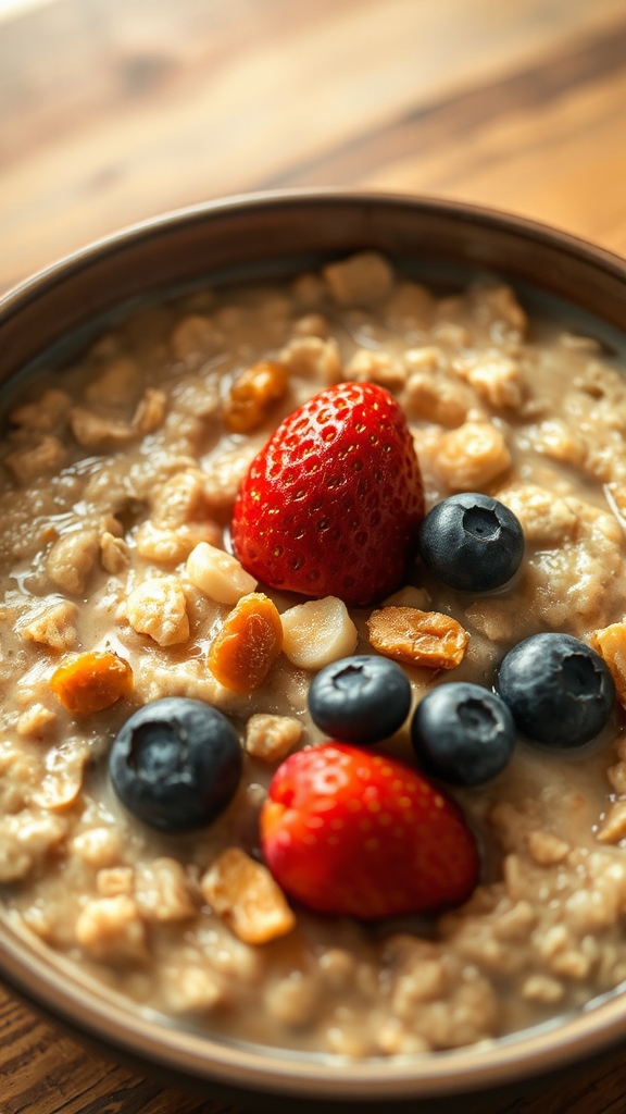 whimsical dinosaur egg oatmeal