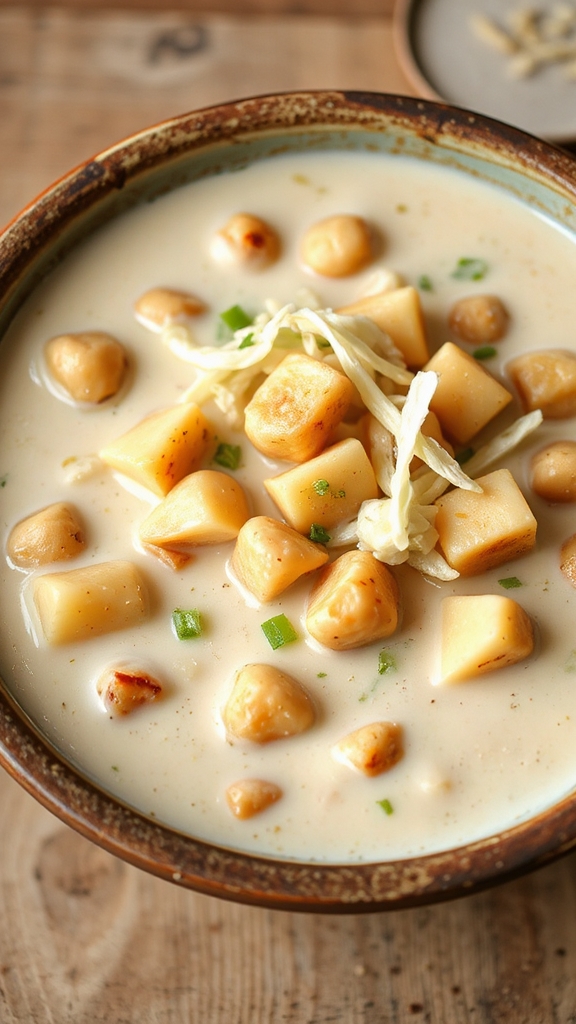whimsical vegetable chowder ingredients