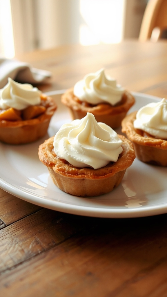 whipped cream enhances tartlets