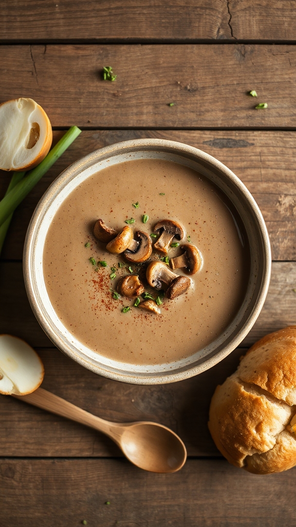 wild alaskan mushroom soup