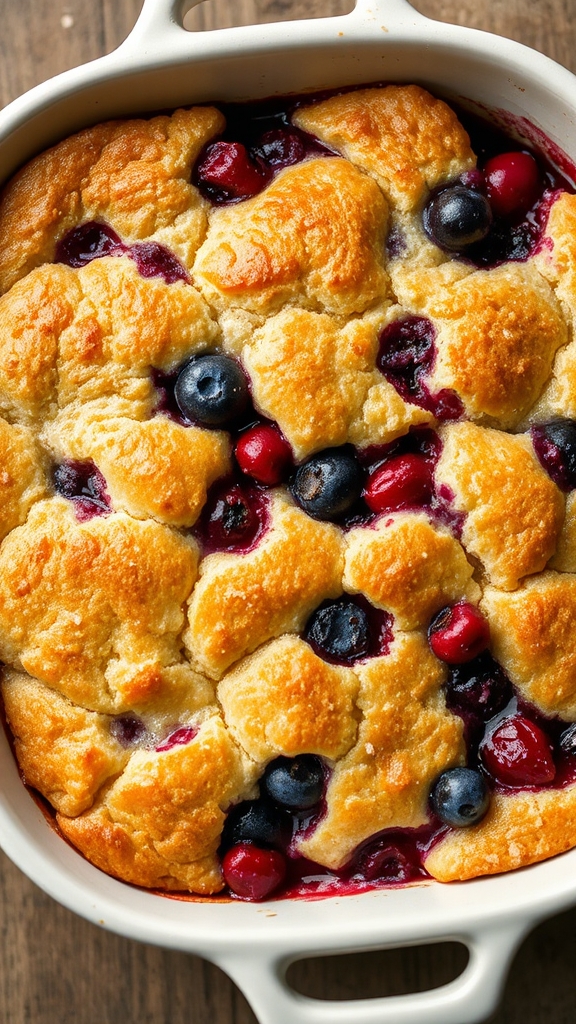 wild berry cobbler ingredients