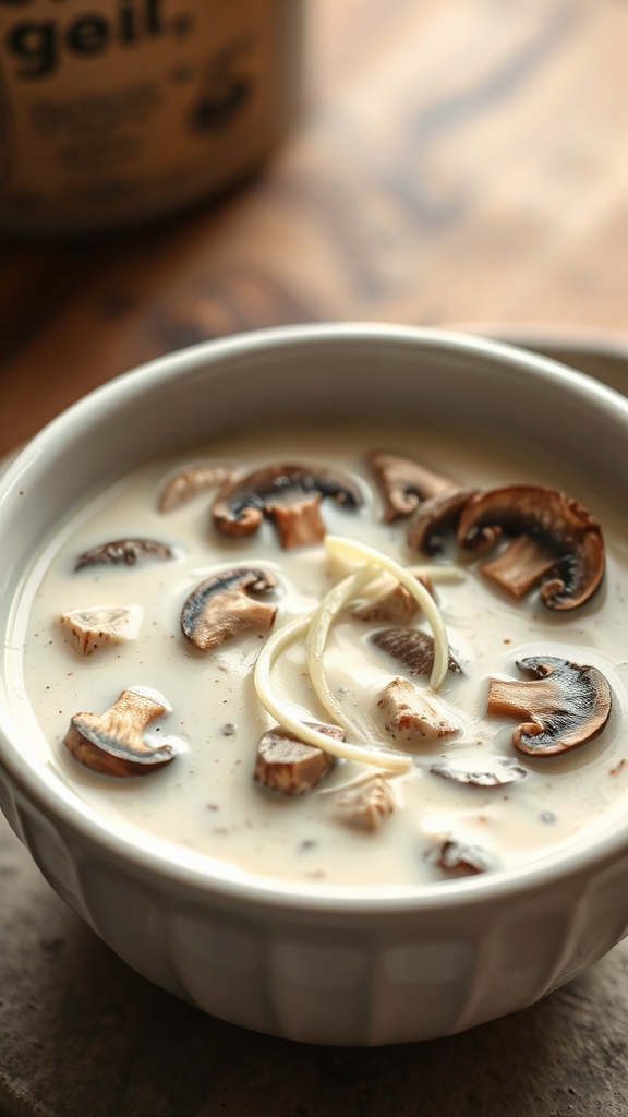 wild mushroom soup variations