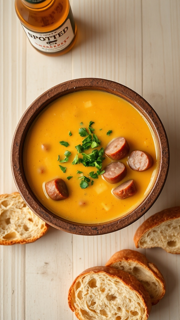wisconsin beer cheese bratwurst
