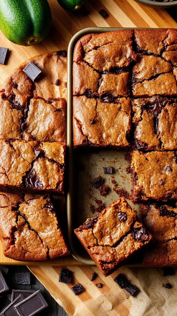 wisconsin zucchini chocolate brownies