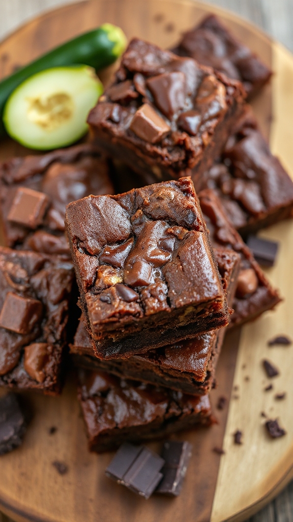 wisconsin zucchini chocolate brownies