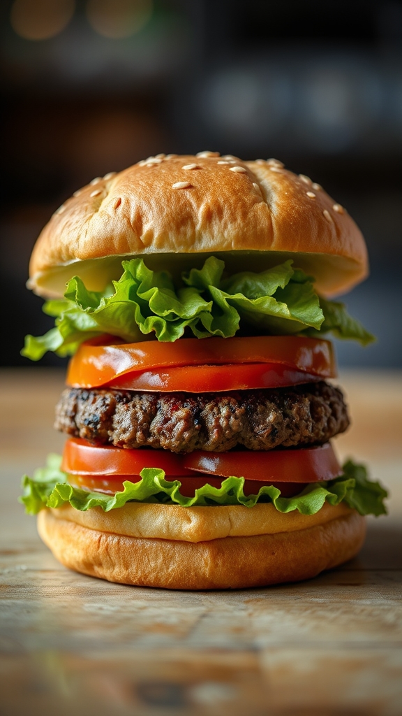 witty burger ingredient descriptions
