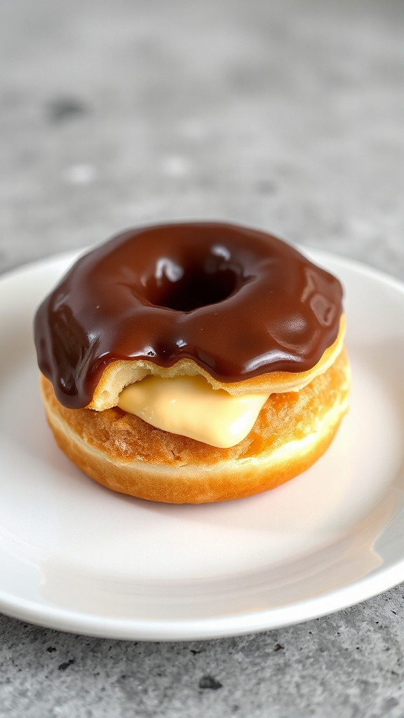 yeast dough custard glaze