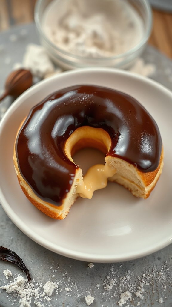 yeast dough custard glaze