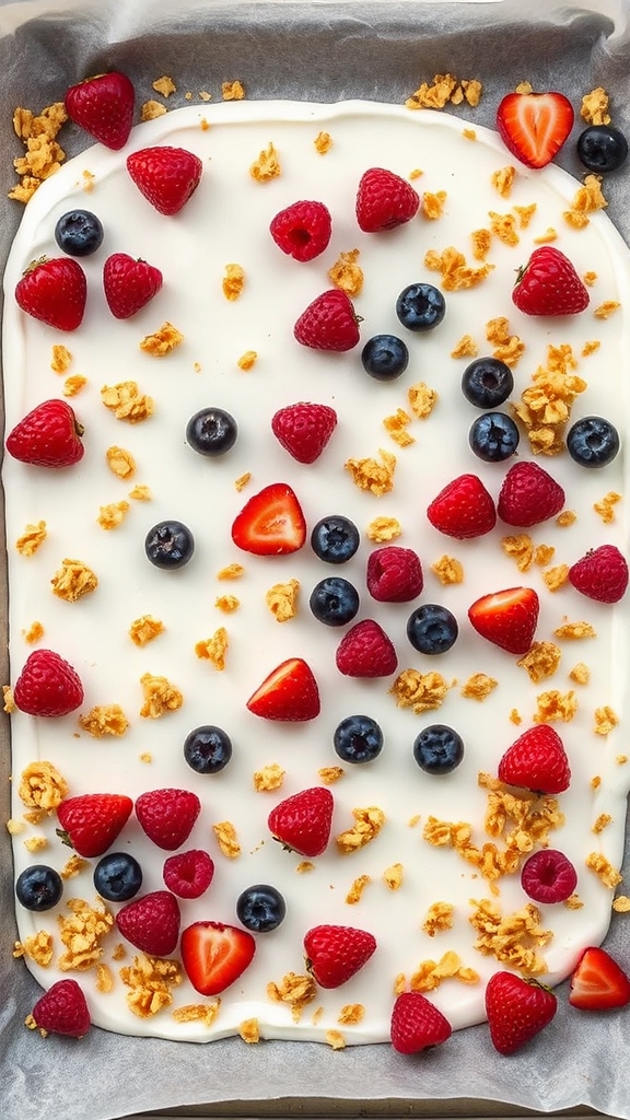 yogurt bark freezing steps