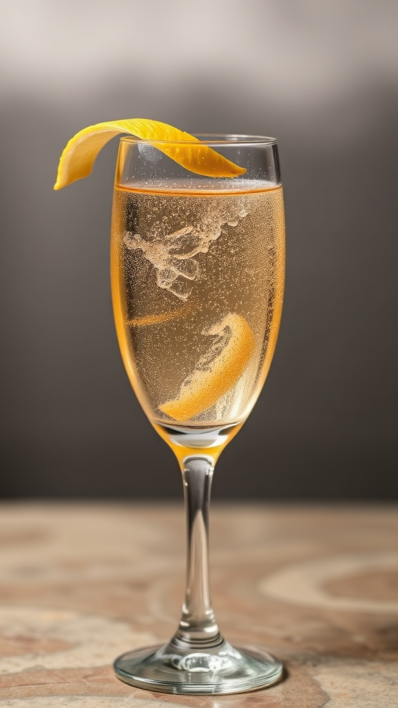 zesty citrusy lemon garnish