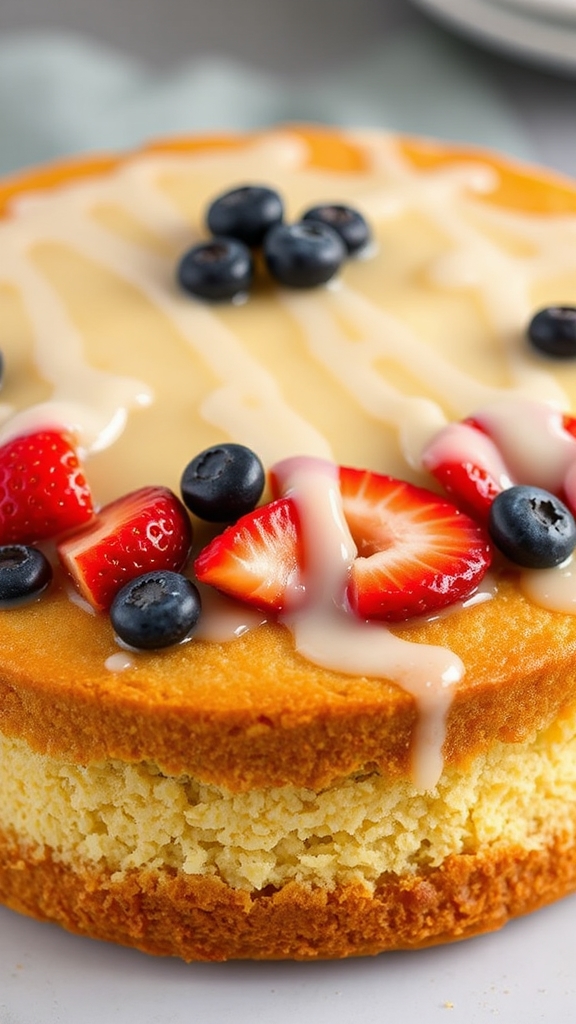 zesty lemon berry bake